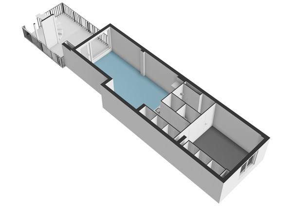 Floorplan - Nieuwpoortstraat 94A15, 1055 RZ Amsterdam